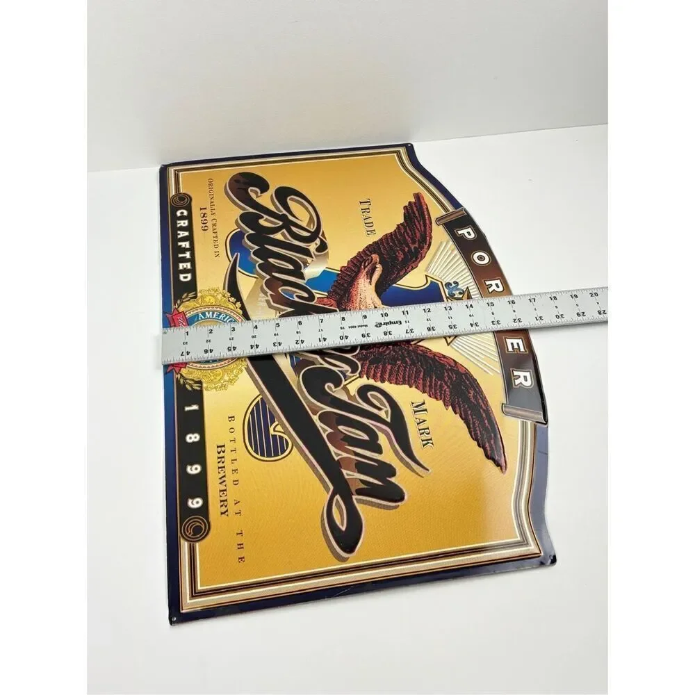 Budweiser Anheuser Busch Black & Tan Porter Beer Tin Sign Hard To Find EO2173